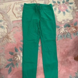 Green Dressy Ankle Pants